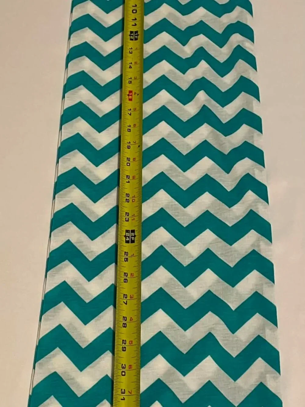 Women’s Chevron Teal Striped Scarf
